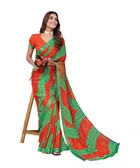 Women's Designer Saree With Blouse 