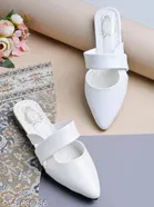 Shoetopia Mules - White 