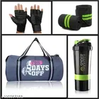 Combo of Gym Bag with Shaker Bottle 
