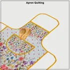 Krishna E Quilted Yellow Flower Apron 68x58cms 