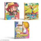 Fairy Tale Shaped Board Book | Rapunzel, Pied Piper, and Tom Thumb | for kids | classic story books | 