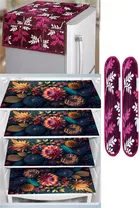 Knit 7 Pcs Fridge Cover Set 