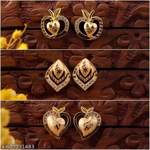 Gold Plated Earrings/Stus