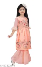 Georgette Kurta Set for Girls 