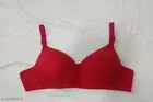 Hosiery Printed Bra for Woman, Multicolour, Pack of 3 