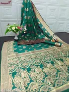 Soft Silk Zari Woven Saree for Women 