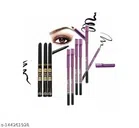 Eyebrow Pencil (6 Pcs) with 3 Pcs ADS Kajal (Set of 2)