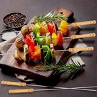 Wooden Handle Barbecue Skewers 