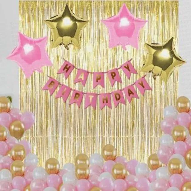 Party Decoration Kits (Multicolor, Set of 37)