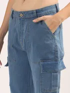 Denim Straight Fit Jeans for Women 