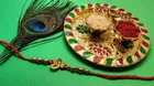 Combo of Rakhi with 4.5 inch Plate 