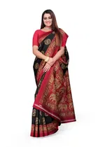 Art Silk Printed Saree for Women 