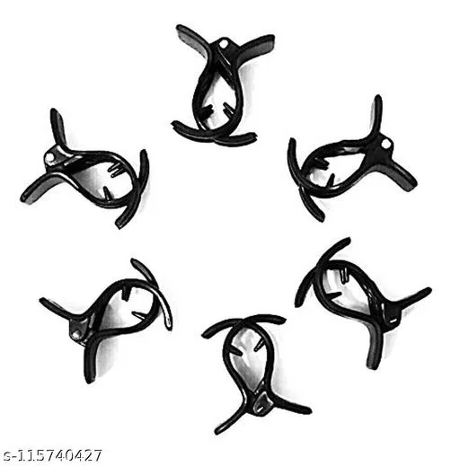 Hair Pins for Women (Black, Pack of 3)