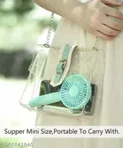 Rechargeable Mini Hand Fan (Sea Green)