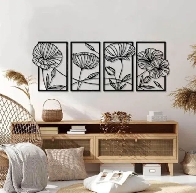 KC Art Wooden Wall Hanging, Multicolor