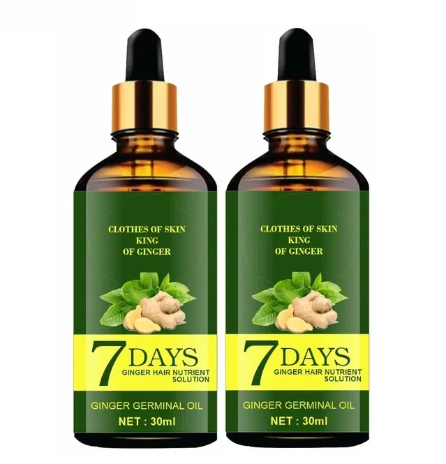 7 Days Ginger Germinal Herbal Hair Oil (30 ml, Pack of 2)