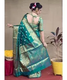 Banarasi Silk Jacquard Embroidery Saree for Women 