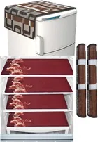 Knit 7 Pcs Fridge Cover Set 