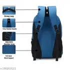 Polyester Backpack for Men & Women, Blue
