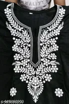 Floral Embroidered Rayon Kurti for Women 