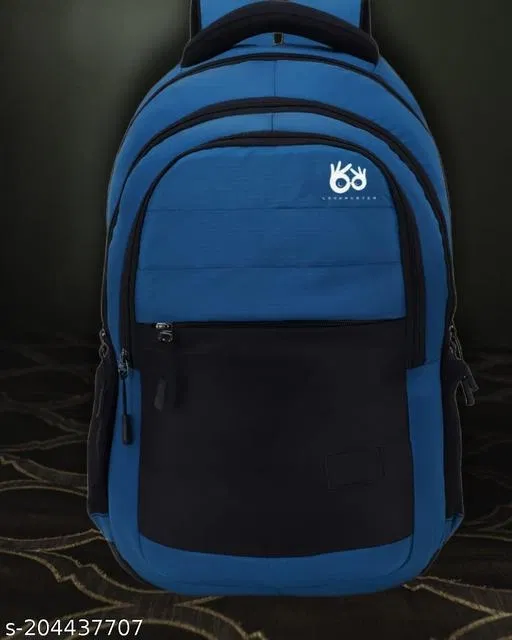 Rubber Backpack for Men & Women, Blue
