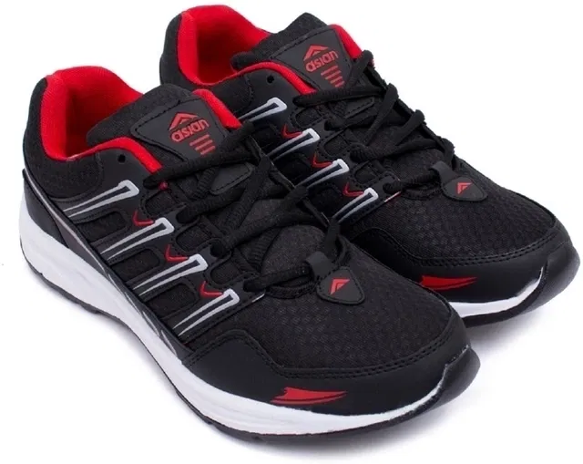 ASIAN Sport Shoes for Men Black & Red (9)