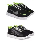 Sports Shoes for Men, Multicolor, Pack of 2 