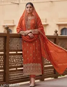 Embroidered Patiala Suits for Women 