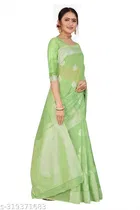 Cotton Zari Woven Saree for Women 