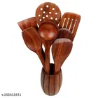 Wooden Cooking Spoon Set 