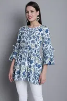 Cotton Printed Top for Women 