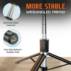TecMarx Halo Stick Tripod With Wireless Remote 5ft Extendable, 360° Rotatable & Selfie Flash