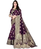 Banarasi Silk Jacquard Embroidery Saree for Women 