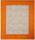 Sanganeri Jaipuri Traditional Printed Double Bed Sheet with 2 Pillow Covers 