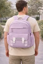 Mauve Glow School & College Backpack