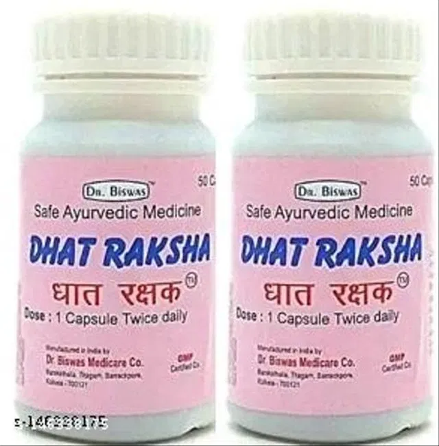 Dr. Biswas Safe Ayurvedic Medicine Dhat Rakshak (Pack Of 2)