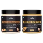Natural White Sandalwood & Methi Seeds Powder for Skin & Hair 