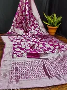Banarasi Silk Zari Woven Saree for Women 