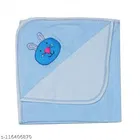 Cotton Baby Towel (Blue, 27x37 inches)