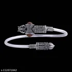 Silver Garnet Kada Bracelets for Women 