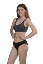 Pibu वीमेन कॉटन ब्रा पैंटी सेट 