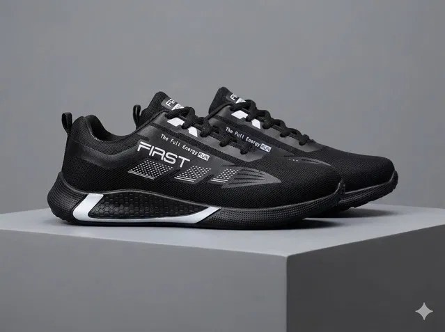 Running Sports Shoes for Men, Black (8)