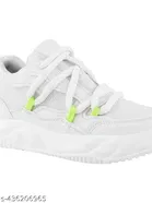 Shoetopia Solid Synthetic Sneakers for Girls 
