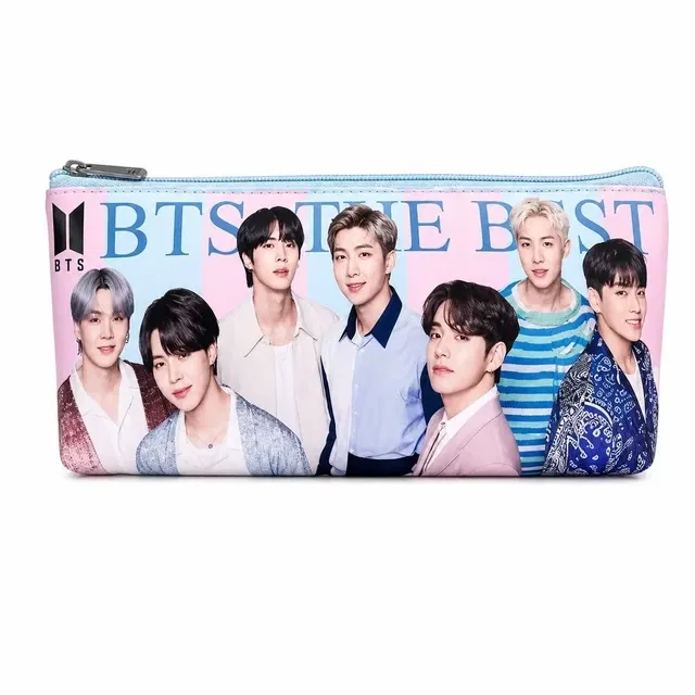 Leather BTS Theme Pencil Pouch [Pack of 1]