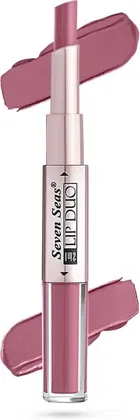 Seven Seas 2 in 1 Full Coverage Lipstick, Rose, 3 ml