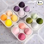KAYI Makeup Sponge Beauty Blender For Blending Face Makeup || sponge makeup || sponge makeup blender|| puff sponge ||Multi Color Face Sponge Puff PACK 4
