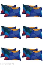 Polycotton Pillow Covers (Multicolor, 17x27 inches) (Pack of 12)