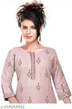 Cotton Blend Printed Kurti for Women 