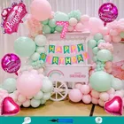 Princess Theme 7th Happy Birthday Decoration Items For Girls , Multicolor, Pack of 110