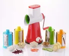 4 in 1 Drum Rotary Vegetable Cutter (Multicolor)